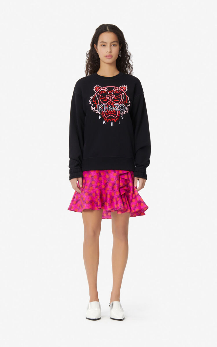 Kenzo store neon sweatshirt